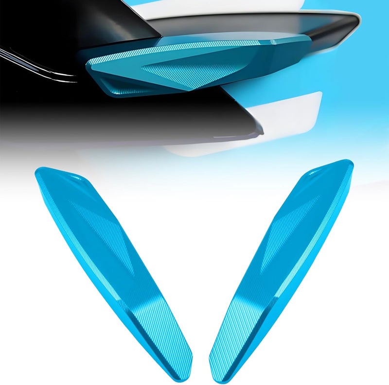 XIDAODIT For CFMOTO 675SS 675SR 675SR-R 675 SR Motorcycle Aerodynamic Spoiler Left and Right Slider Anti-Fall Decorative Cover(Blue) - Image 1